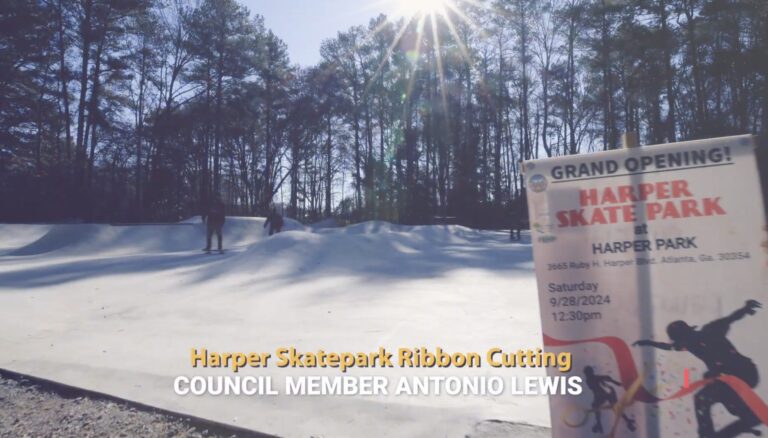 Ruby Harper Skatepark “Ribbon Cutting” Atlanta City Council (2024)